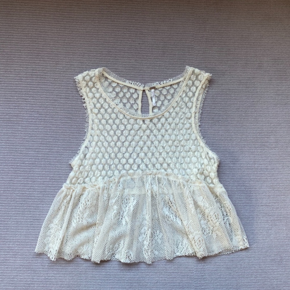 Free People lace tank